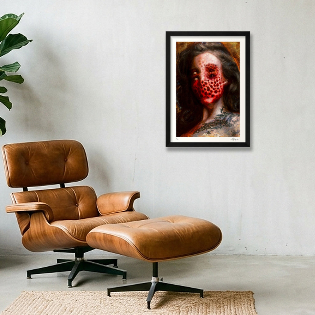 Trypy Study — A3 (30×42cm, 12×17") Black Frame