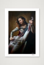 The Cellist — A4 (21×30cm, 8×12") Print only
