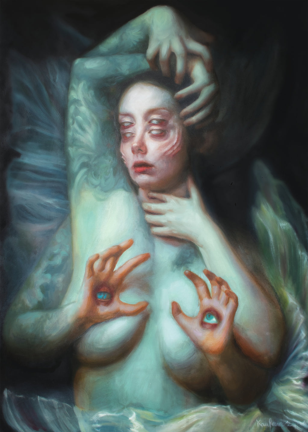 Siren Oil Painting - Original