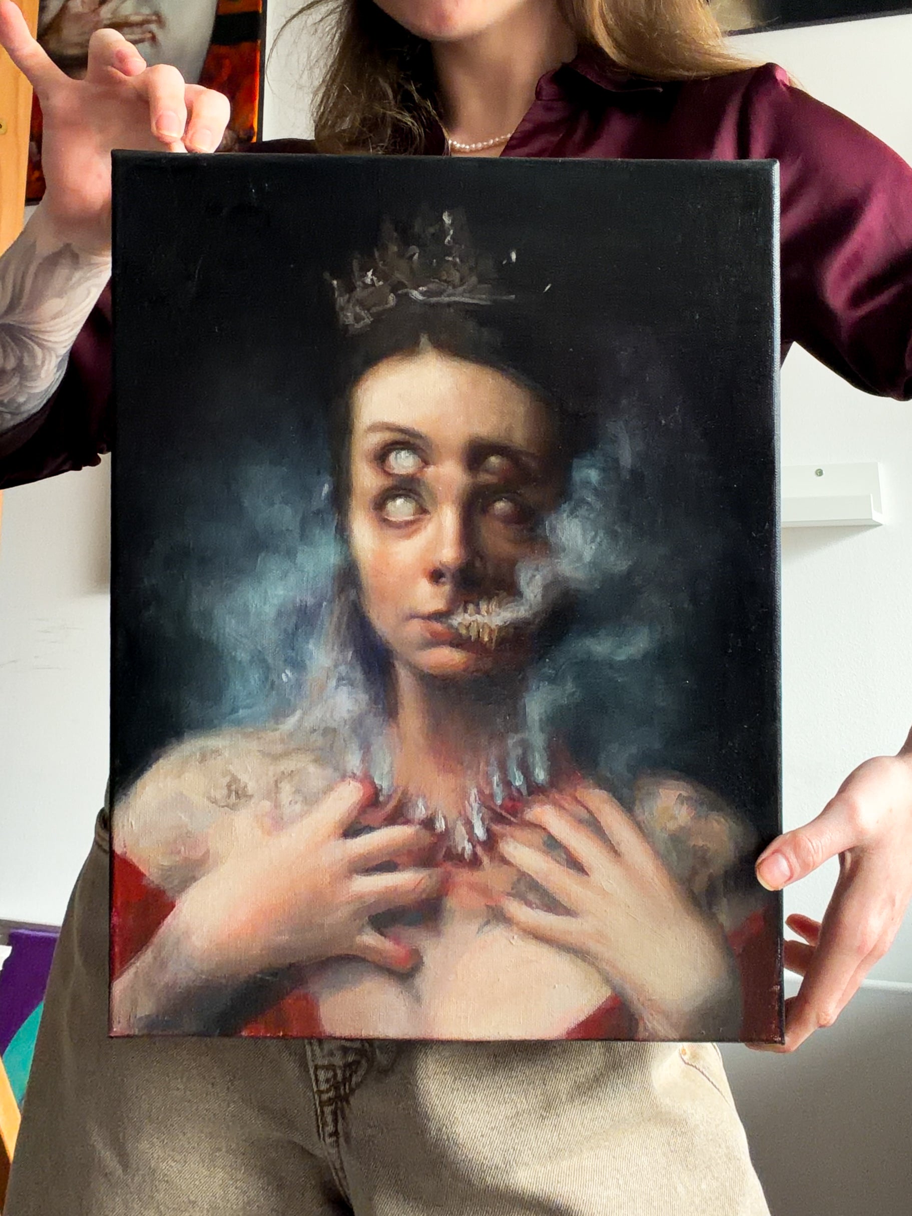 Smoke Oil Painting - Original