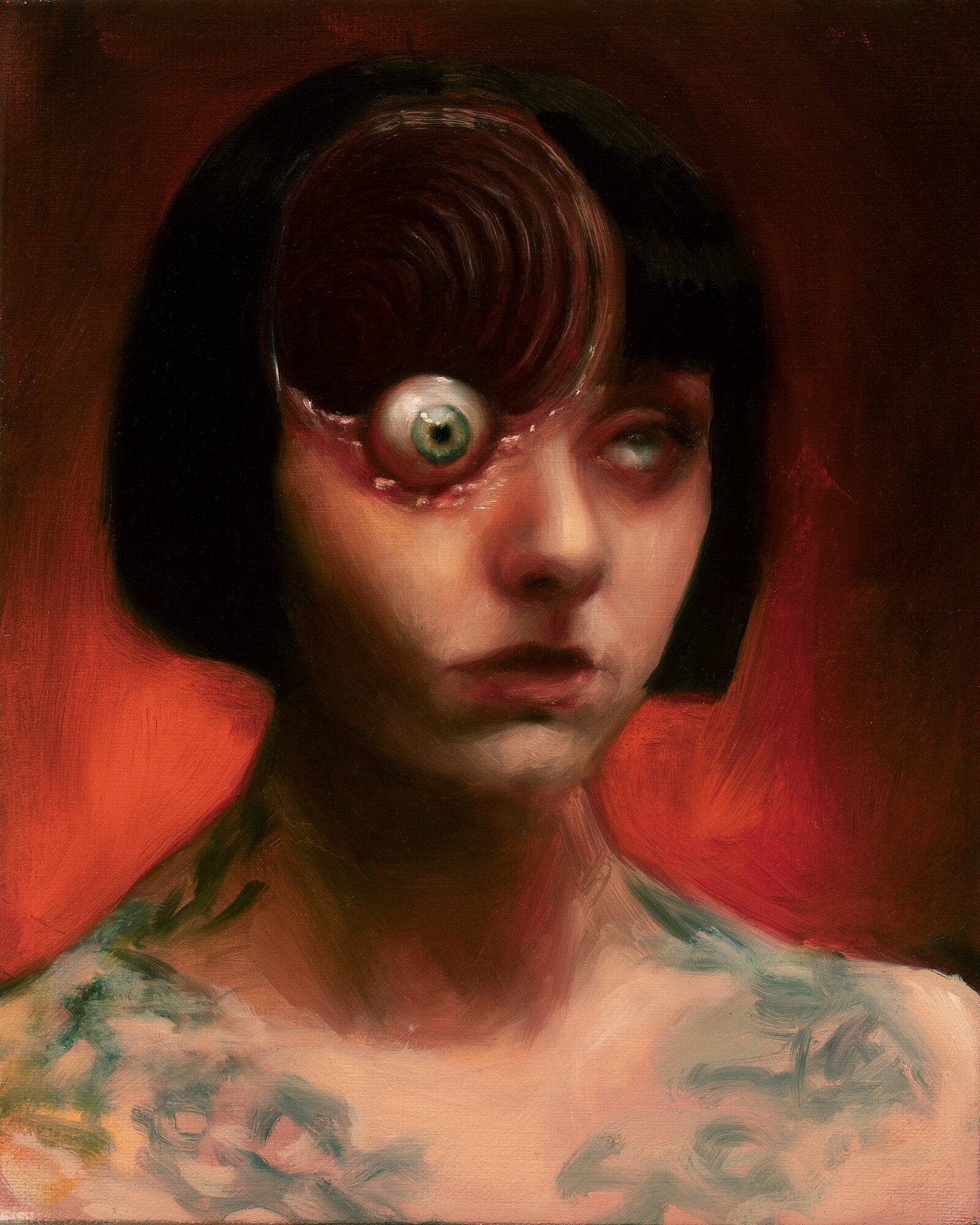 Spiral Oil Painting - Original