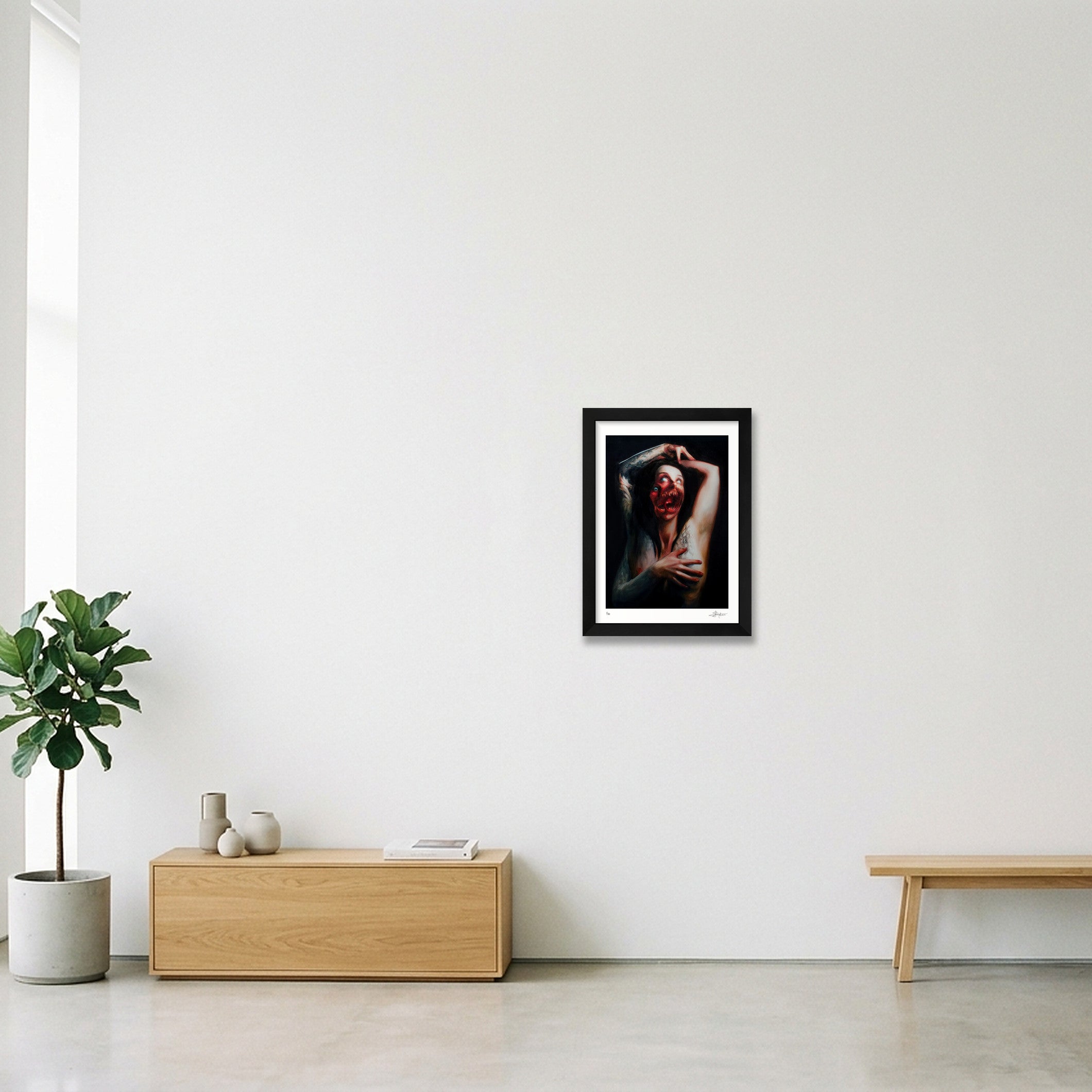 Two Faced — A4 (21×30cm, 8×12") Black Frame
