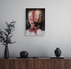 Tiny horror 2: Teeth Oil Painting - Original